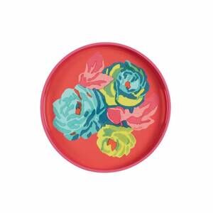 NEW LISA CORTI nizam geranium round tray in pink
